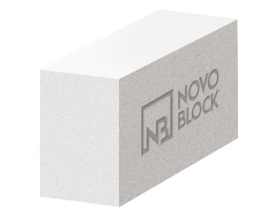 Блок газобетонный стеновой D600 NOVOBLOCK B3,5 625х375х250мм
