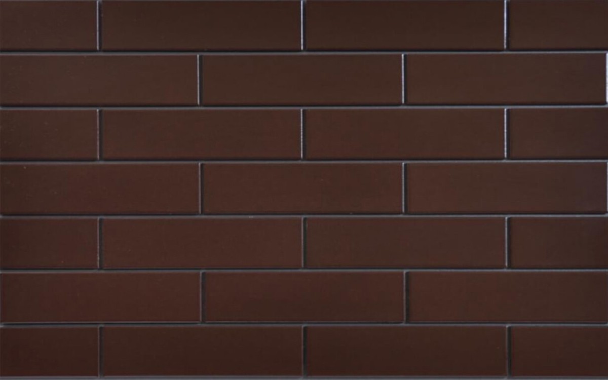Фасадная клинкерная плитка Cerrad Brazowa Szkliwiona, 245x65x6.5 мм