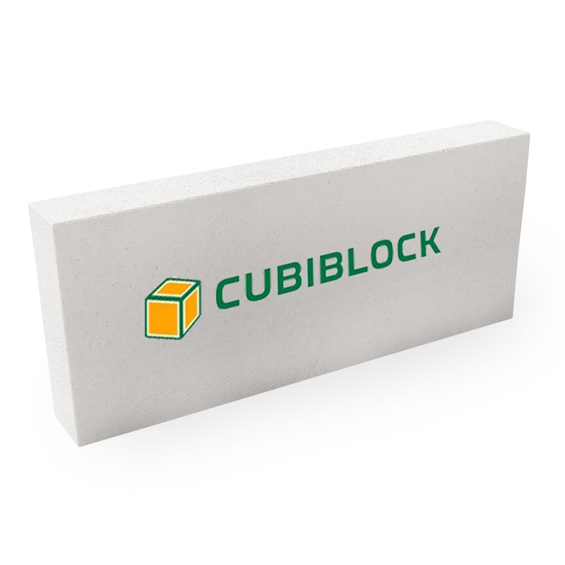 Газобетонный блок CUBIBLOCK D500 B3,5 F100 625х250х150 ровный