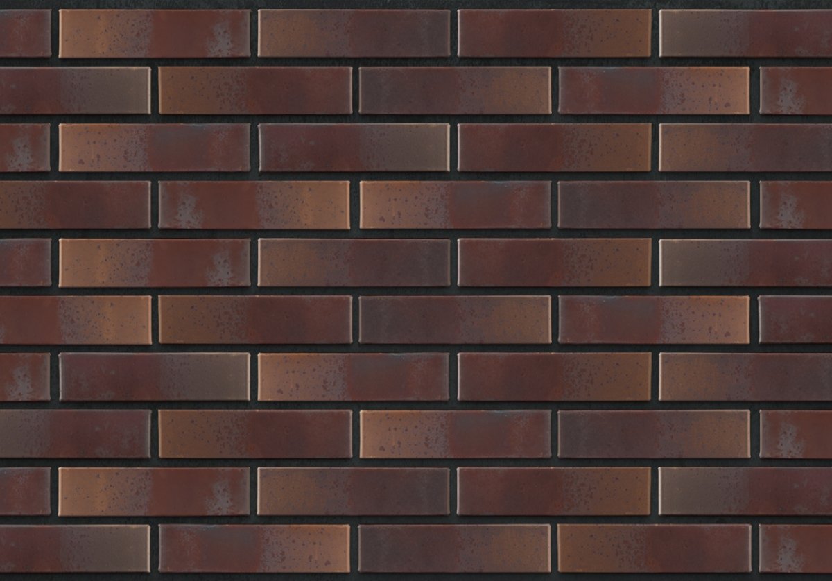 Облицовочный кирпич Славянский кирпич Прованс-bunt (бордовый, фиолетовый, коричневый) - 250x120x65 мм 