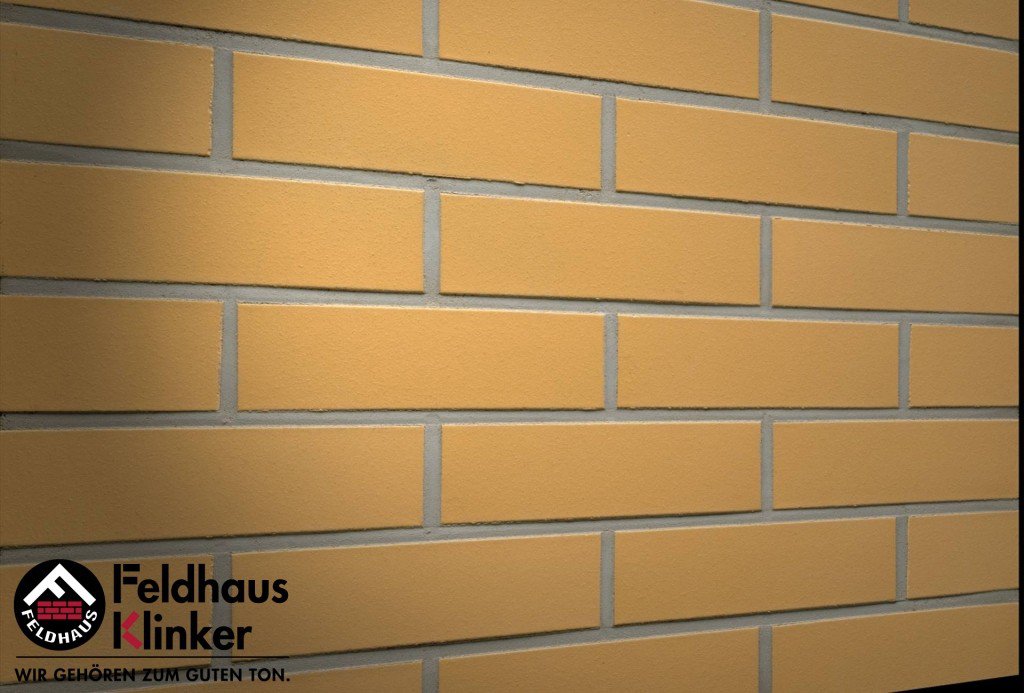 Фасадная плитка ручной формовки Feldhaus Klinker R200 Amari liso NF14, 240*14*71 мм